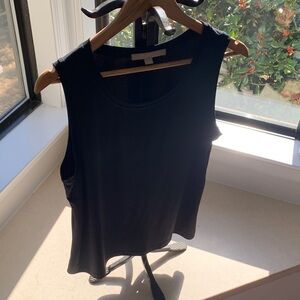 Chic Black Sleeveless Tank Top